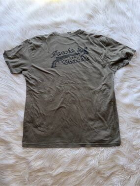 Poncho Outdoors Men’s XL Heather Brown Revolver with Rose Graphic Print T-shirt